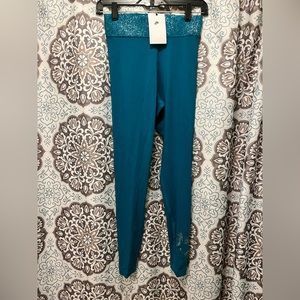 Nike leggings teal NWT
